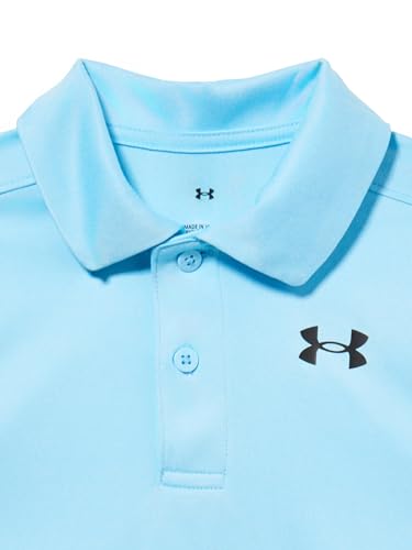 Image of Under Armour Boys' Matchplay Short Sleeve Golf Polo, Lightweight Performance Stretch, Logo Detailing