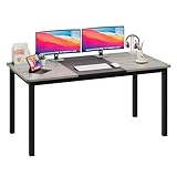 GarveeMore Konferenztisch Besprechungstisch Robuster Metallrahmen PC Schreibtisch Computertisch Bürotisch Workstation Für Home Office Zu Hause Schreibtisch, Esstisch Konferenztisch