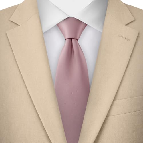 Image of Jacob Alexander Men's Extra Long Solid Color Tie