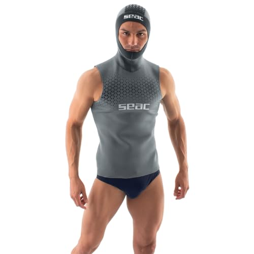 Seac Hoody Man, Chaleco con Capucha para Buceo, Neopreno 2.5 mm miniatura 1