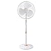 Vinco 70708 stabile Ventilatore a piantana con base tonda bianco ed arancio 45W