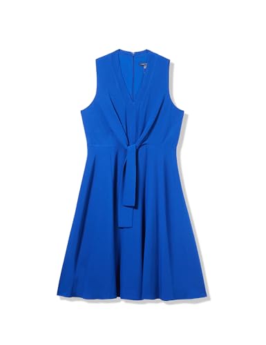 Robe midi extensible Tommy Hilfiger avec nœud élégant offrant un confort fluide