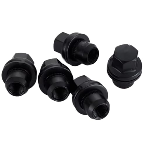 Tuercas de rueda negra evitan óxido en llantas Land Rover Discovery 3 LR068126 5PCS