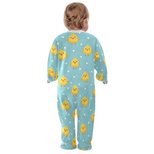 Baby One-Piece Footies Long Sleeve Rompers Zipper, Baby Bodysuit Cotton Clothes for Boys Girls 0-24 Month4