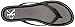Calvin Klein Women's Crude Flip Flop, Black 001, 9