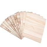 DELORIGIN 12 Stück Karate Bruchbrett 7.5mm Dick Taekwondo Brett Kampfsport Holzbruchbrett Für Erwachsene Trainingszubehör 11.8"X7.9"