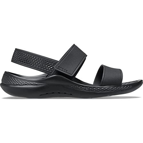 Crocs Herren LiteRide 360 Sandal W Sandalen, Black, 39/40 EU