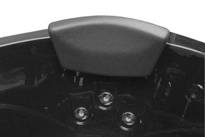 Bagno Italia Baignoire d'angle 150 x 150 Noir 20 Jets cromoterapia avec robinetterie