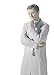 LLADRÓ Male Doctor Figurine. Fair Skin. Porcelain Doctor Figure.