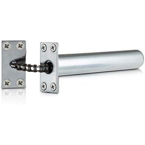 XFORT Cierrapuertas Cromado Satinado Automático 100mm Cover