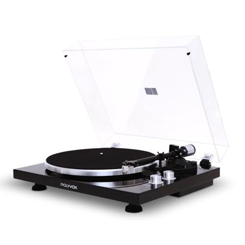 Toca Disco Belt Drive Polyvox Transmissão Bluetooth 120/240V