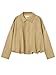 Cicy Bell Womens Faux Suede Bomber Jackets Oversized Cropped Zip Up Lapel Coats Fall Casual Outerwears