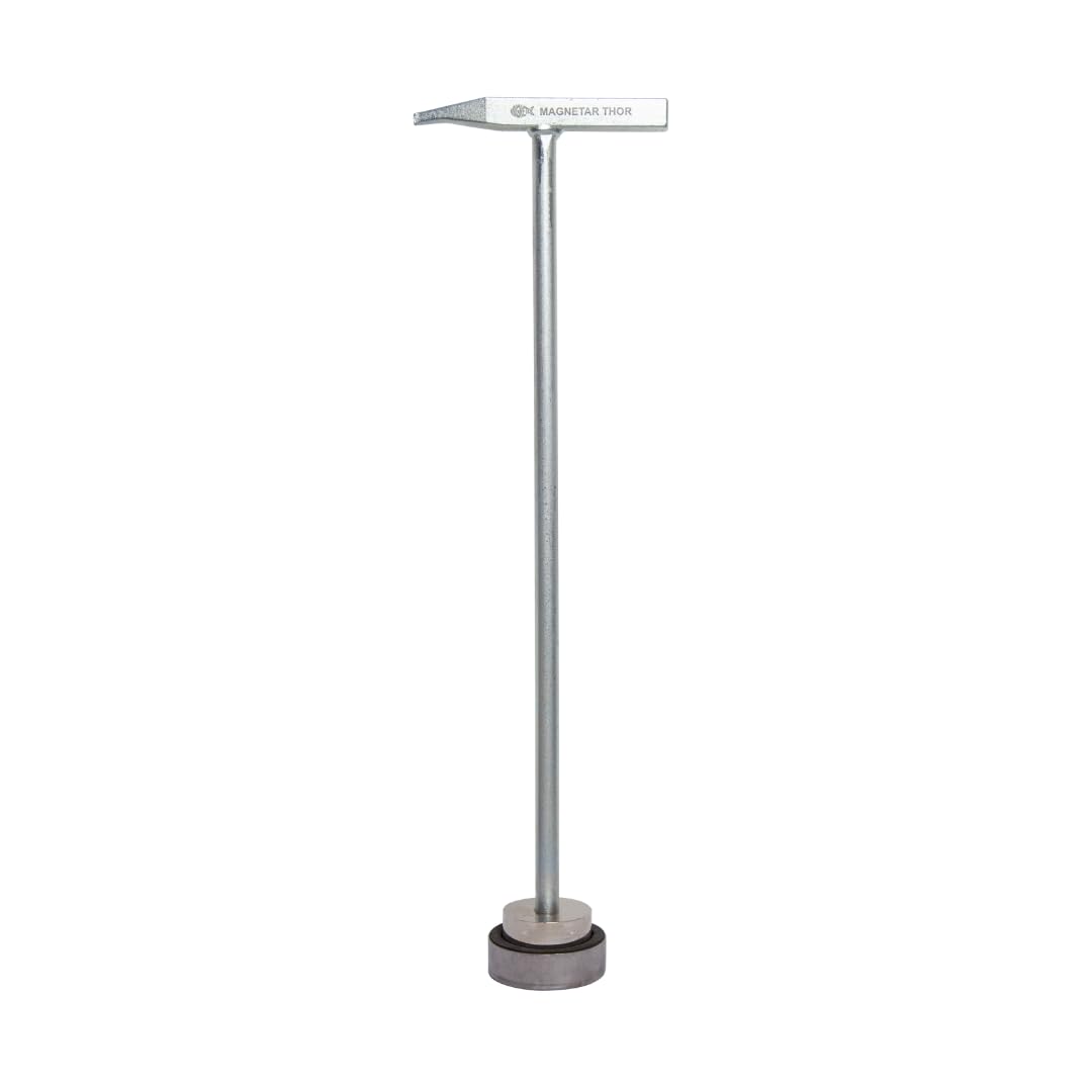 Magnetar Thor - Gato magnético para tapa de canal, gancho para tapa de canal, con martillo e imán, magnético, elevación, cucharas