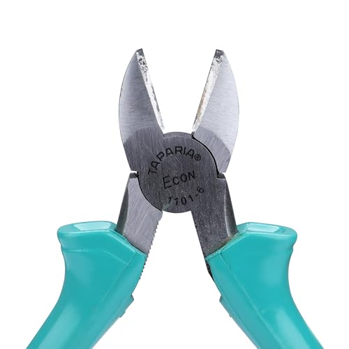 Taparia 1101-6 Steel (165mm) Side Cutting Plier (Green and Silver) - Image 4 thumbnail