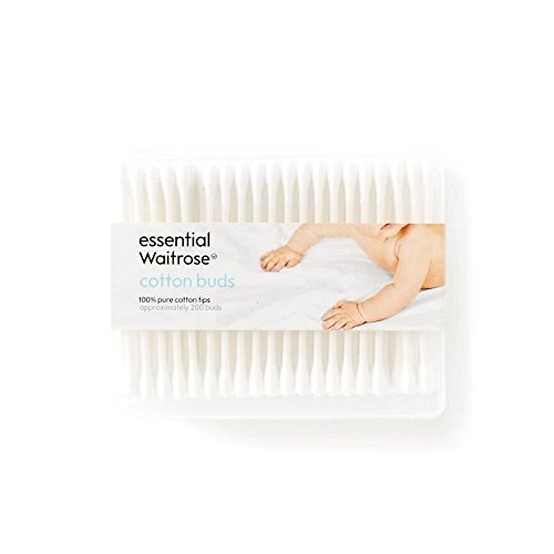 Baby Cotton Buds essential Waitrose 200 per pack Pack of
