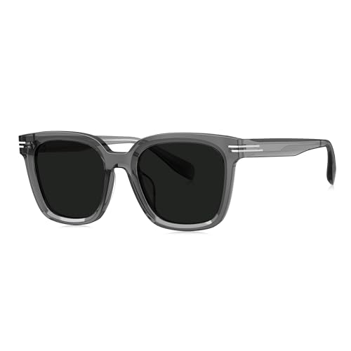 Image of BOLON Unisex Classic Square Polarized UV400 Sunglasses | Exclusive Eyewear Brand of EssilorLuxottica
