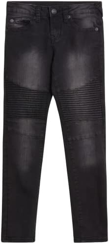 True Religion Boys’ Jeans – Slim Fit Stretch Denim Moto Jeans for Boys (4-16)