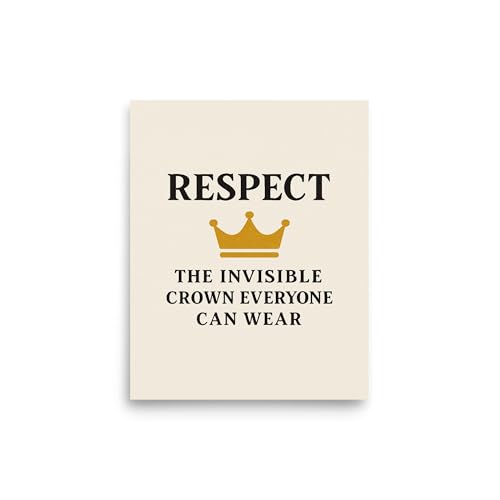 Respect Poster - Respect Poster - Motivational Wall Art with
