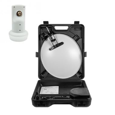 Megasat Pakiet satelitarna stal 40cm + LNB Single HDSAT