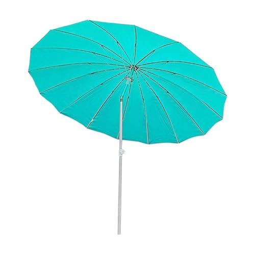 Parasol Shanghai 200 cm réglable avec 16 baleines pour terrasse et balcon