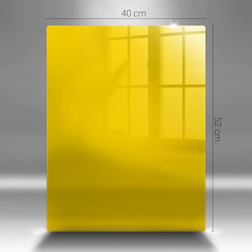 Plaque d'induction 40x52 cm jaune Wallfluent protection de cuisson - 7
