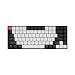 Produktbild Keychron K2 kabellose Bluetooth/USB kabelgebundene mechanische Gaming-Tastatur, Hot-swappable 75% Layout 84 Tasten RGB LED, Aluminiumrahmen für Mac Windows, Gateron G Pro Brown Switch, Version 2