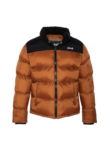 Cerniera Schott NYC UTAH, Giacca Uomo, Marrone (Ruggine), M