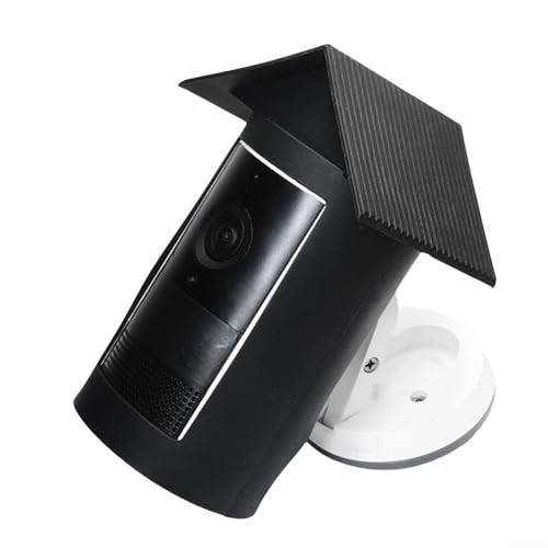 Eawfgtuw Custodia protettiva in silicone per Ring Stick-Up Cam, impermeabile, resistente alle intemperie, copertura per telecamera di sicurezza con protezione completa, antigraffio
