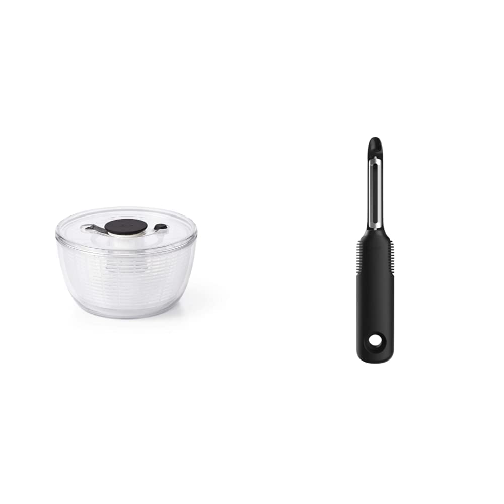 Good Grips Little Salad & Herb Spinner & Good Grips Swivel Peeler