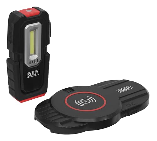 Image of Sealey Inspection Light 3W COB & 1W SMD LED & Single Wireless Charging Base - LEDWCBCOMBO1