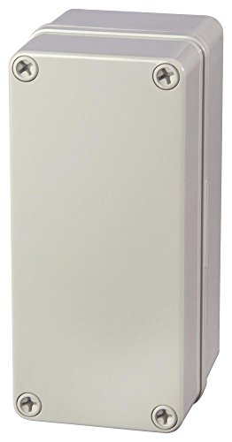 1455T1602BK - Metal Enclosure, 1455 Series, Extruded, Plastic End Panels, Small, Extruded Aluminium, 51.5 mm (Pack of 2) (1455T1602BK)