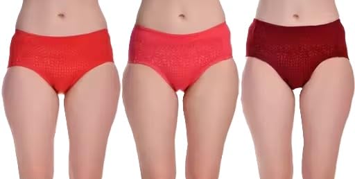 Soft Cotton Blend Women Non Padded Panty Set with Comfortable Support for Daily Use Pack of 3 Multi 3 XL-picture-35