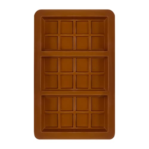 Molde de Chocolate Silicona, Molde de Silicona Pastilla de Chocolate Profundo, Molde de Chocolate Para Chocolate Praliné Dulces, Antiadherente Molde de Silicona Chocolate Chocolate Profundo