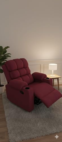 Image of Recliner Manual roacking & revolving Cushy hub Recliner