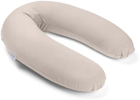 Doomoo Stillkissen Buddy, 180 cm, Bezug aus Bio-Baumwolle, Corduroy Sand