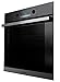 Hisense BSA65226AB Horno Multifunción con Vapor y Función Freidora de Aire sin Aceite, Capacidad 77L, Cocción Simultanea 5 Niveles, ventilador XXL, Pizza mode 300°, Puertas removibles, Negro