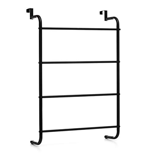 Over the Door Hanging Towel Rail Modern Bathroom Towel Rack Holder with 4 Bars - Cosy Home Interiors Over the Door Hanging Towel Rail Modern Bathroom Towel Rack Holder with 4 Bars - Image 5