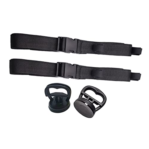 BCOATH Vehicle-mounted Fishing Pole Rack 5-rod Fishing Rod Holder Secure Strap Car Fishing Rod Organizer