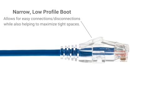 Cable Ethernet Cat6A 3ft Azul CablesAndKits miniatura 3