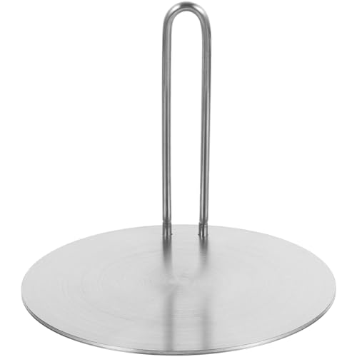 ADOCARN Placa Adaptadora para Cocina de Inducción 18 CM en Metal Resistente Mango Desmontable para Uso Doméstico y Fácil Limpieza