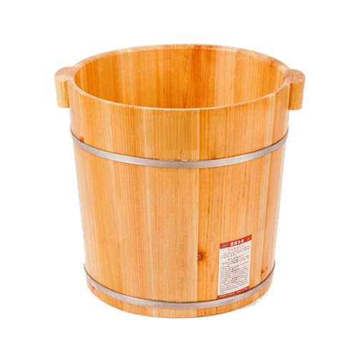 Tina de madera para spa de pies altura 35 cm miniatura 1