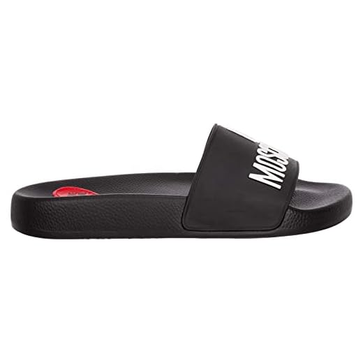 Love Moschino Women Slides Nero 8 US