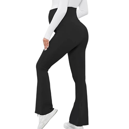 Mallas Deportivas Mujer - Pantalones de Yoga para Maternidad con Soporte Abdominal y Cintura Alta Leggings para Ejercicio y Baile Ropa Transpirable
