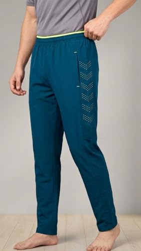 Image of Prince Sports Men's Chevron Pattern Track Pant | Sports, Gym & Casual Wear Lower for Men