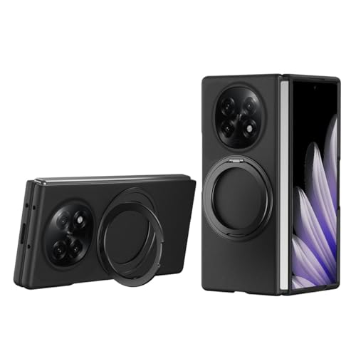 �X�N���[���v���e�N�^�[�t��Oppo Find N5�P�[�X�ɑΉ��B360°��]���C�����O�X�^���h�A�����L�b�N�X�^���h�ی�ϏՌ��P�[�X cy(�u���b�N)