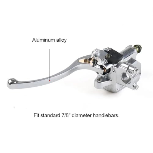 Freno hidráulico de moto de 22mm con depósito integrado y palanca de embrague en aluminio 5
