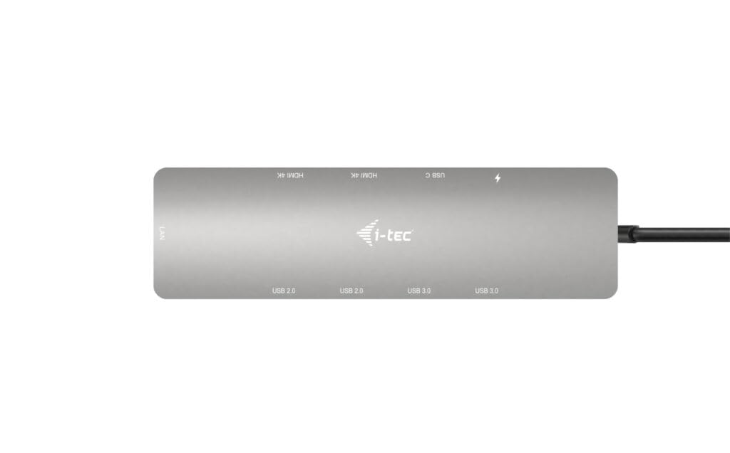 USB-C METAL NANO 2X HDMI DOCKING STATION + PD 100W