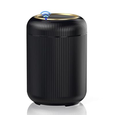 Procade Bathroom Trash Can Automatic Touchless,Motion Sensor Trash Bin,3 Gallon /11 L Smart Office Garbage can with Lid,Small Black Garbage Bin Wastebasket for Bedroom,Toilet, rv, Kitchen,Living Room