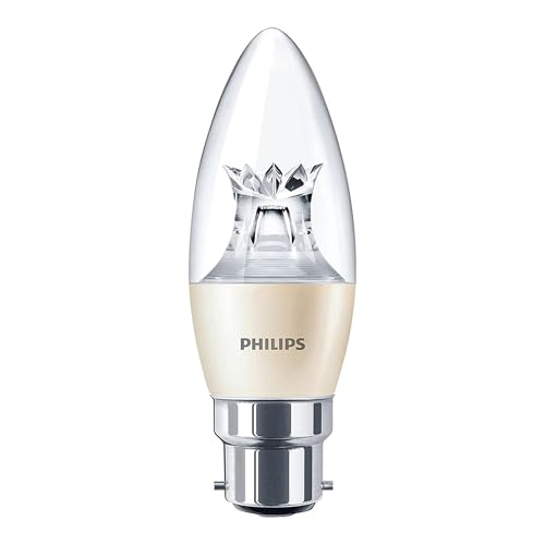 Philips Bougie LED 5,5 W (40 W) BC Blanc très chaud DimTone