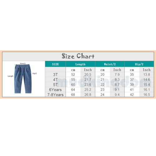 Pantalones de pana Mud Kingdom para niños de 3 a 8 años con cómodo corte recto 7